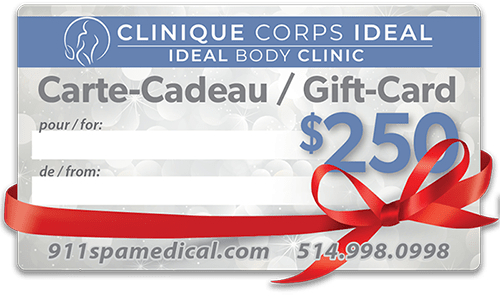 Acheter une carte-cadeau de 50 $ CAD - Clinique Corps Idéal 